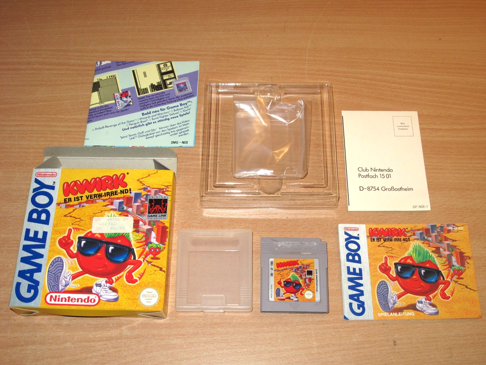 KWIRK Nintendo GAME BOY MODULE Avec BOÎTE