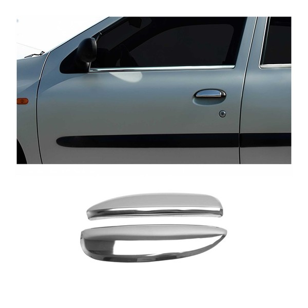 Chrom TüRgriff Blende FüR Renault Megane 1995-2003 2TüR Edelstahl 2Tlg-image