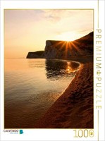 Calvendo Puzzle Sunset On The English Coast | 1000 Pieces, Finished Size 25.2 ×