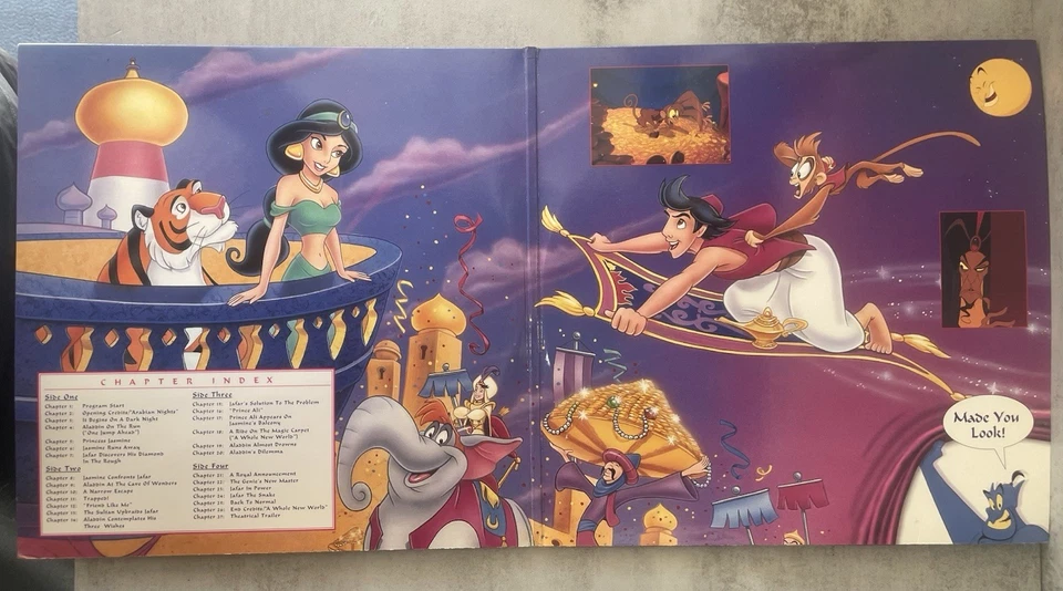 Disney Aladdin (1992) Laserdisc CAV Letterbox Edition – 2 Disc Set – Digital - Image 2 of 4