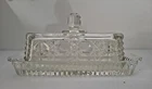 Vintage Federal Glass Windsor Butter Dish With Lid Early 1970s Serving Piece