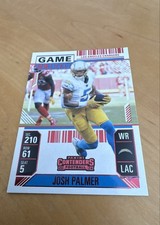 2024 Panini Contenders - Josh Palmer #56 Red Game Ticket