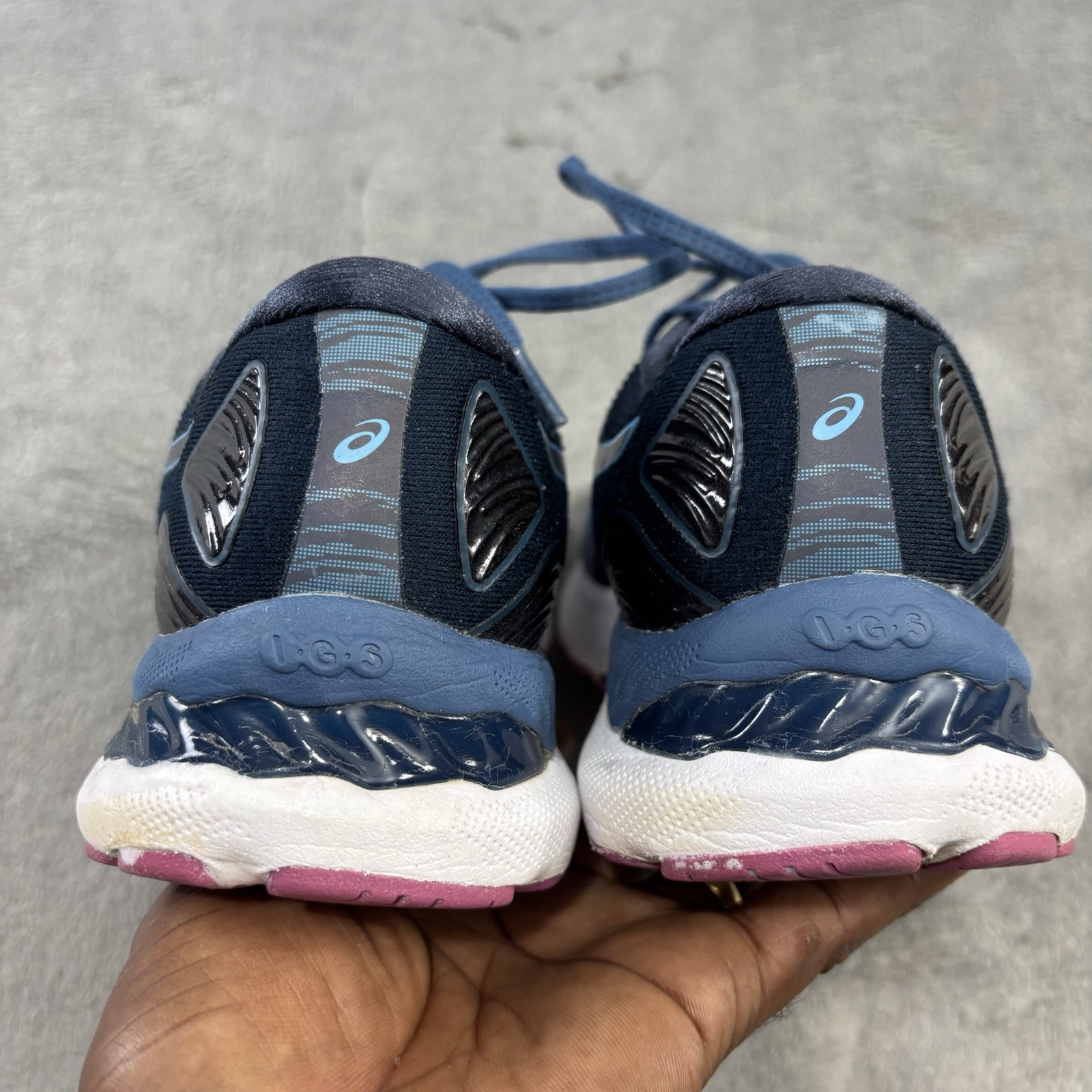 Asics Sneakers Womens 11 Gel Nimbus 23 Grand Shark Digital Aqua 1012A884 Running thumbnail 10