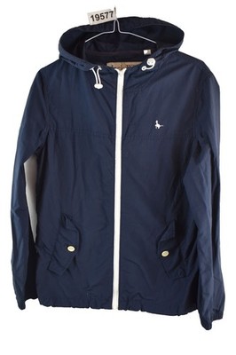 Jack Wills Windbreaker Jacke blau Größe UK 10 Damen Regen Freizeit Outdoor