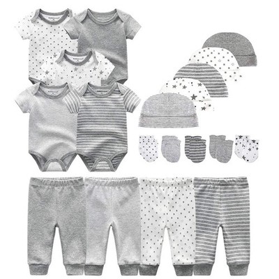 Kiddiezoom Unisex Baby Layette Essentials Giftset Clothing Set 19-Piece Size 3M