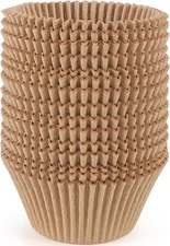Caperci 150pcs Jumbo Muffin Liners for Baking - - 150 Count, Natural 