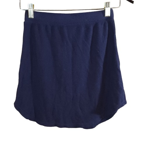 Erge Designs Navy Blue Cozy Knit Skirt with Star Stripe Detail Girls' 10/12 - Picture 4 of 6