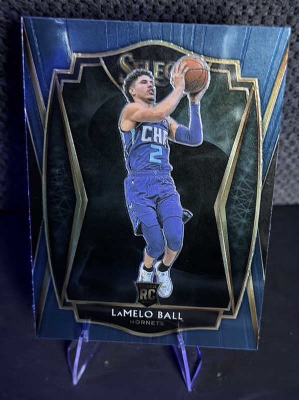 Panini 2020-21 Select Premier Level Blue Rookie LaMelo Ball #183 Hornets NBA RC
