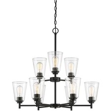Designers Fountain 95789-MB Westin Chandelier Matte Black
