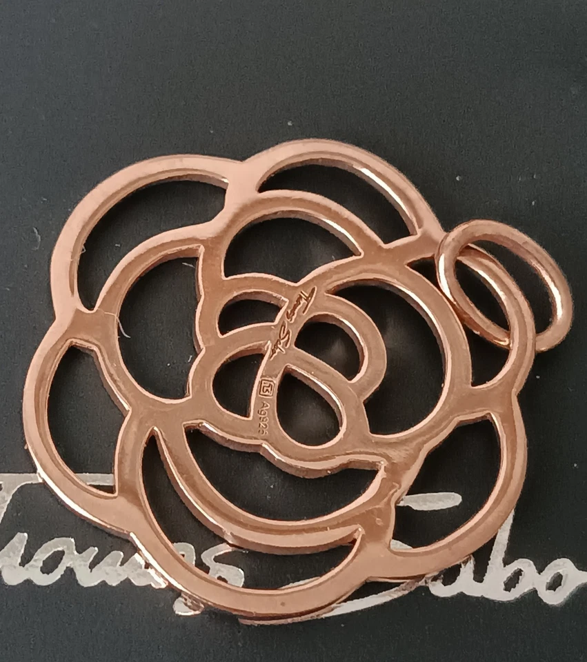 Thomas Sabo Blume Rose'gold groß , Kettenanhänger - Bild 3 von 3