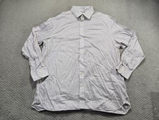 Charles Tyrwhitt Dress Shirt Mens 18-35 Red White Check Egyptian Cotton Classic