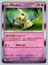 Carta Pokemon Mimikyu 097/193 Holo Rara Paldea Evoluta - NM