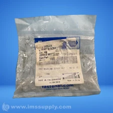 Fastenal 1136024 Bag of 100 Zinc Finish Steel Machine Screw Nuts FNFP