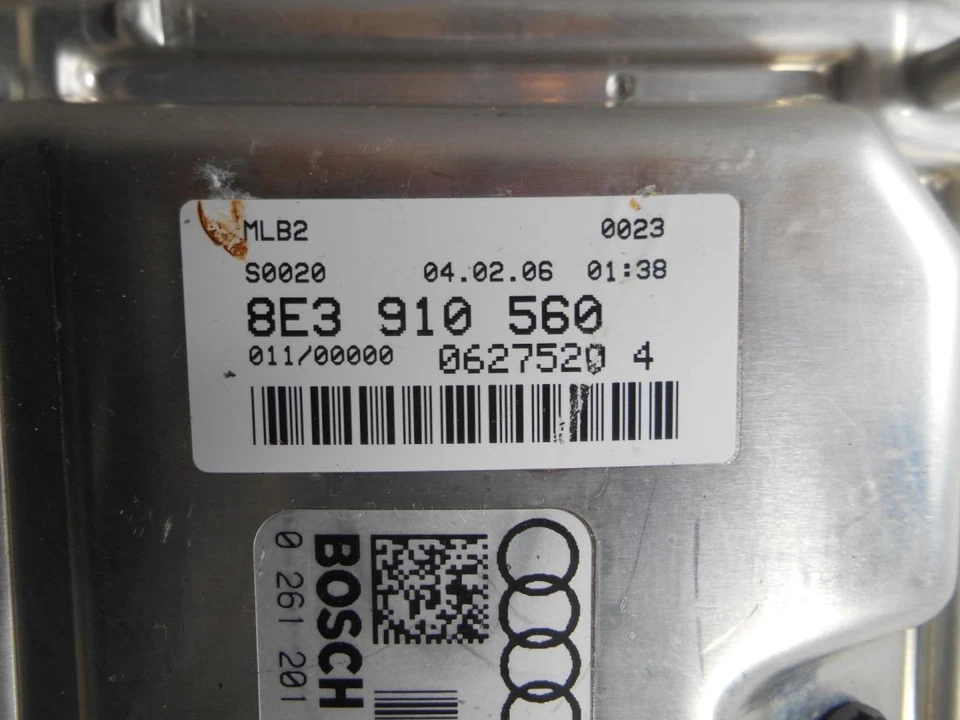 Kit Chiave ECU Audi A4 B7 S4 Avant 4.2 253kw BBK 2006 8E3910560 0261201112 Foto 3 de 4