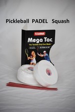 Mega Tac Overgrip 20 grips White PICKLEBALL PADEL SQUASH - NEW factory irregular