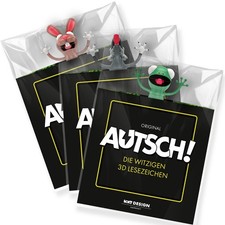 KXT Witzige 3D Cartoon Tier Lesezeichen Lustiges Geschenk f&uuml;r Kinder Geburtstag