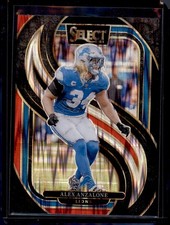 2024 Panini Select #104 Alex Anzalone Black & Red Prizm Shock