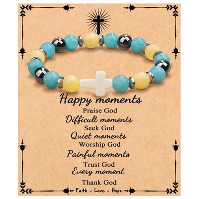 Cross Bracelet for Women Christian Easter Gifts Inspirational Religious Catholic