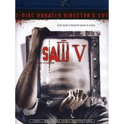 Saw V - Unrated Director's Cut (Blu-ray 2008, 2-Disc Set)