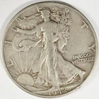New Listing1942D US Walking Liberty Half Dollar 90% Silver Coin Estate Unsorted As Found