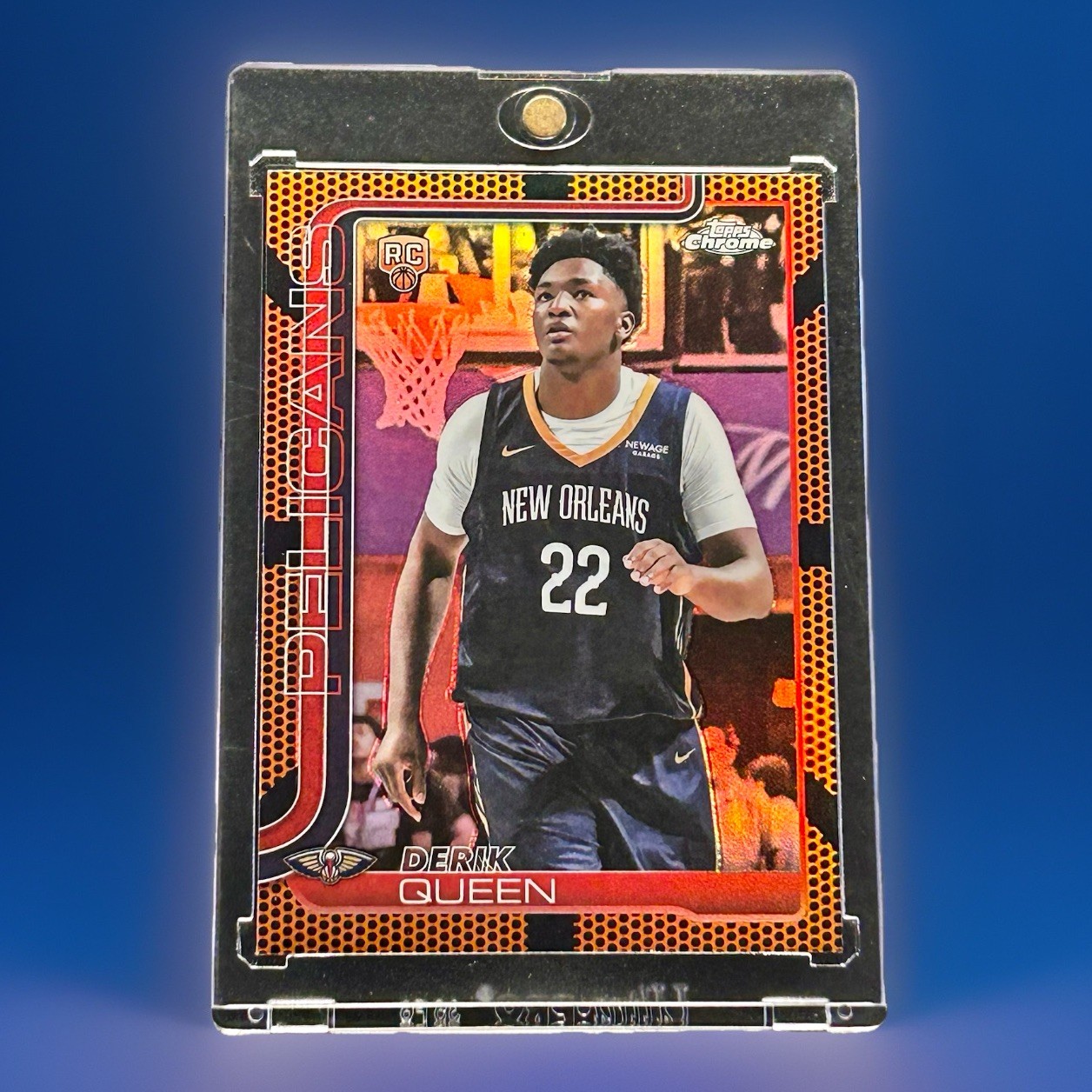 Derik Queen Basketball Refractor Rookie Card 2025-26 Topps Chrome #263