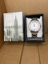 CARAVELLE BY BULOVA SPORT WHITE DIAL MEN  S WATCH 43B170 NEW WITH BOX