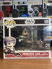 Funko Pop! Star Wars Princess Leia with Speeder Bike #228 40th Anniversary