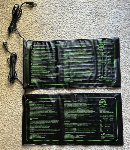 MET Seedfactor Seedling Heat Mat Hydroponic Heating Pad Home Garden Seed Starter