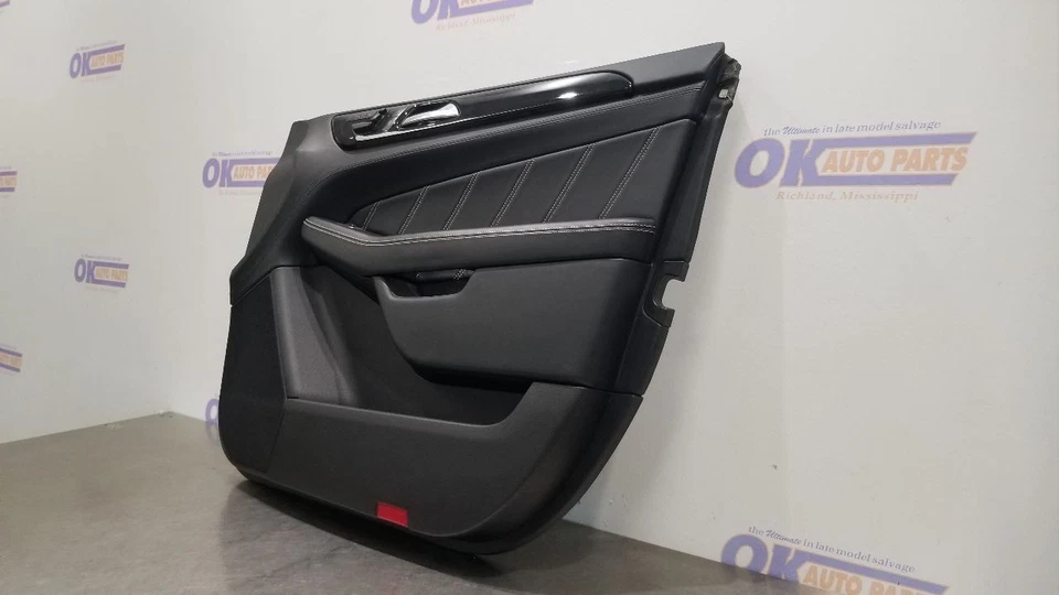 14 MERCEDES BENZ ML63 AMG X166 INTERIOR DOOR PANEL FRONT RIGHT PASSENGER BLACK Foto 3 de 4