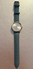 Orologio Monroe Classique cinturino in pelle verde tono oro rosa