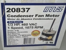 Mars SunSlinger 70c 1/3hp 460vac 1 Speed Single Shaft A/C Condenser Fan Motor