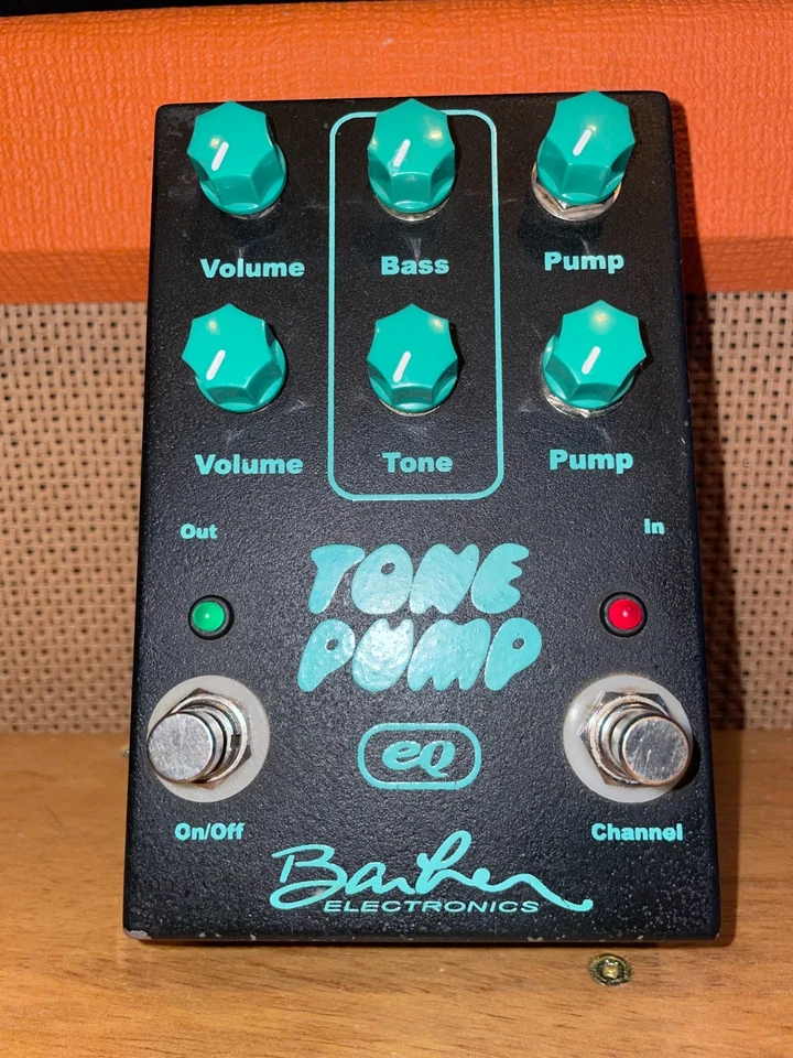 USADO Barber Electronics Tone Pump EQ doble overdrive y pedal de distorsión Foto 2 de 4
