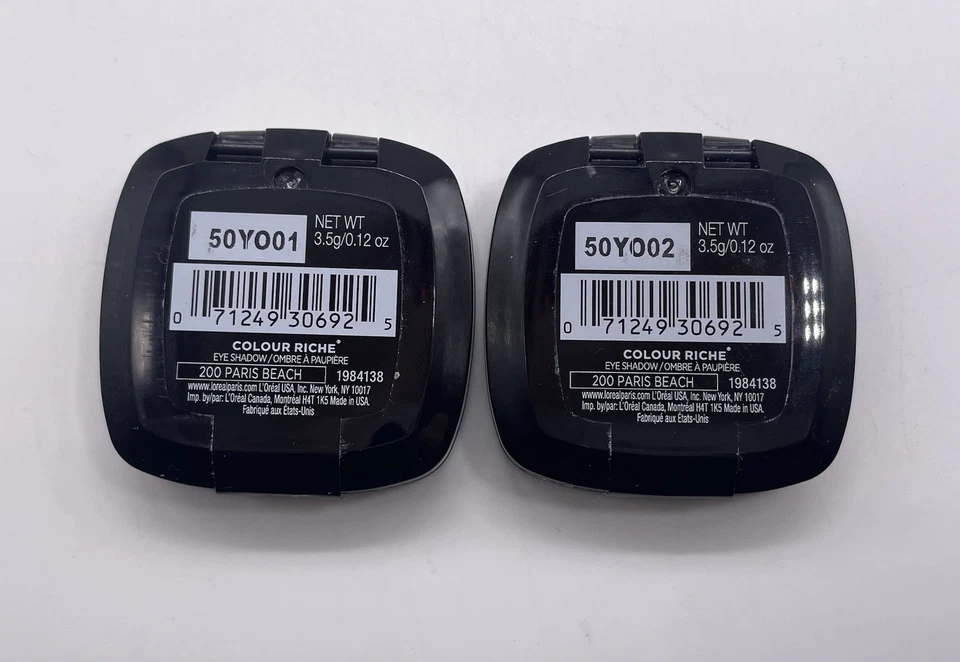 2 ~ LOREAL COLOUR RICHE EYE SHADOW # 200 PARIS BEACH New! Sealed! - Image 2 of 3