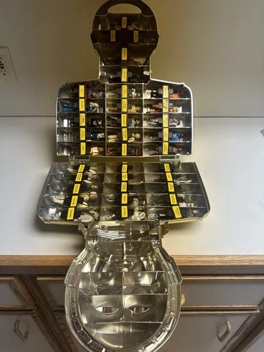 VINTAGE Star Wars C-3PO  case w/ Labels 35 Figures Lot NO DUPLICATES