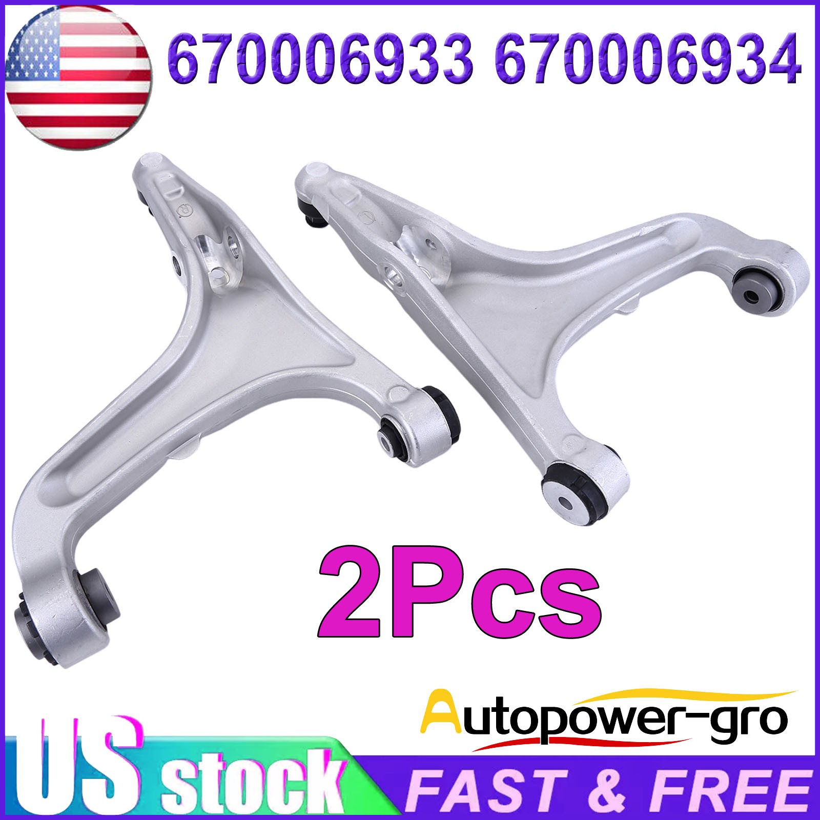 Front Left Right Lower Control Arms For Maserati Ghibli Quattroporte M156 2014-
