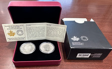 2018 Canada $5 30th Anniversary of the Silver Maple Leaf 2 Coin Set OGP & COA