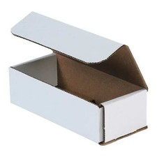 7 in x 3 in x 2 in Inside H, Literature Mailer, White, Corrugate, Single Wall