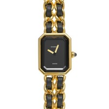CHANEL Première S H0001 black WATCH 696909