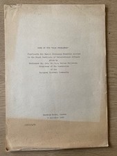 Some of our "Faux Problemes". Hallstein 1964. Chatham House 13668/X/64. Typed.