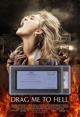 Drag Me To Hell - 2009 European Premiere Ticket PSA 5 - Sam Raimi