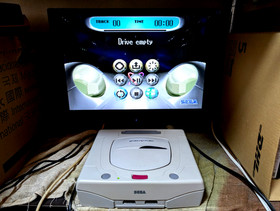 Sega Saturn White Console  ONLY JANK For parts or not working Japan