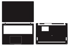 Carbon Vinyl Laptop Sticker Skin Decals Cover for ASUS Vivobook 16 M1607H 2025