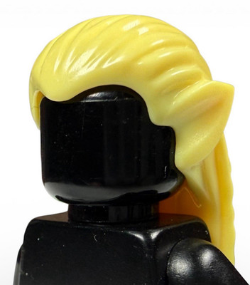 OFFICIAL Unreleased Prototype Monochrome LEGO LOTR Brt Lt Yellow Elf Elves Hair