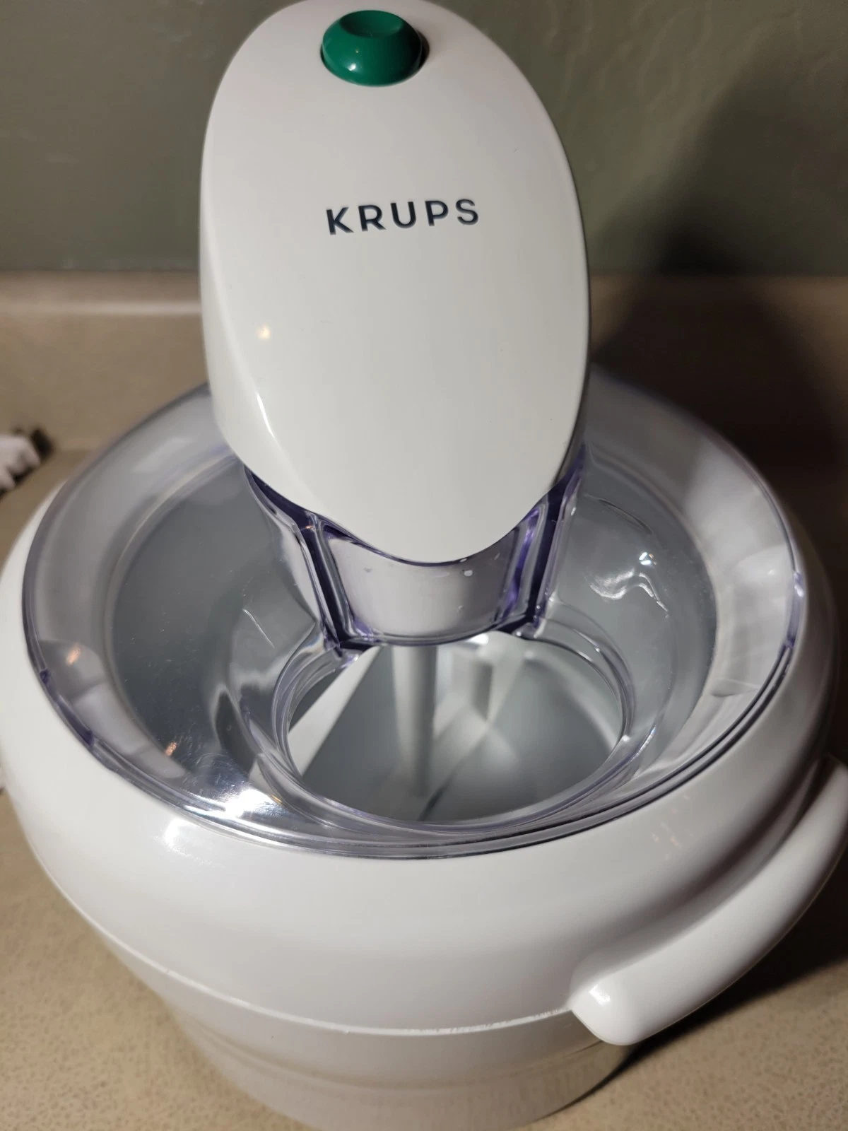 KRUPS, 358-70, LA GLACIERE, ICE CREAM MAKER Made In Italy Tested Working