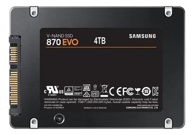 Samsung 870 EVO 4TB 2.5'' SATA SSD (MZ-77E4T0) 98.9% Health Report Included
