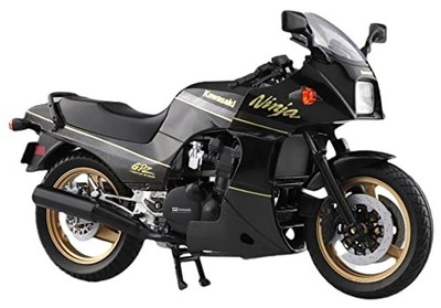 AOSHIMA Skynet 1/12 Komplett Motorrad Kawasaki GPZ900R schwarz/gold