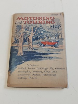 Oldtimer 30er Jahre Motoring und Touring Karte. Es erscheint unbenutzt. Sehr guter Zustand.