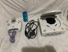 SEGA Dreamcast Console PAL White w/ Controller, AV Cable & Memory Card - working