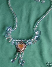 DISNEY PRINCESS CINDERELLA BEADED COSTUME NECKLACE NEW DISNEY JEWELRY HALLOWEEN