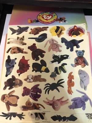 Ty Official Membership Kit First Edition Beanie Babies Official